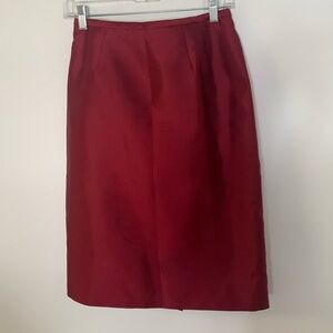 Red skirt size M. Pencil
